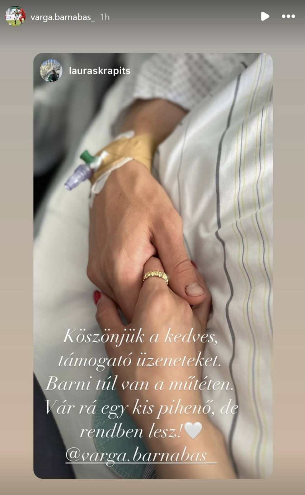 Laura Skrapits posted a photo on social media
