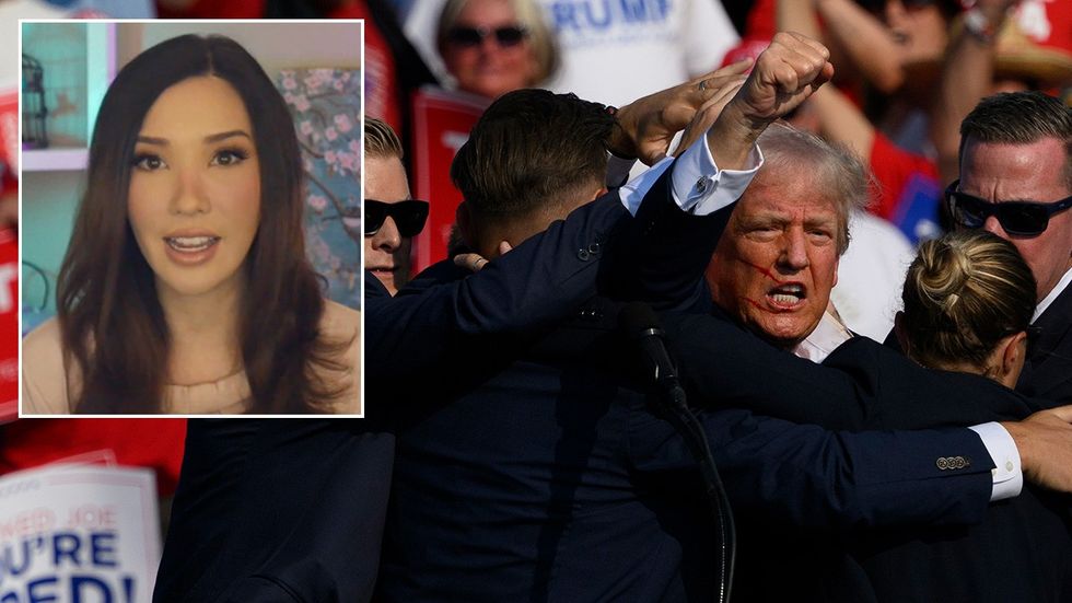 Lauren Chen and Donald Trump