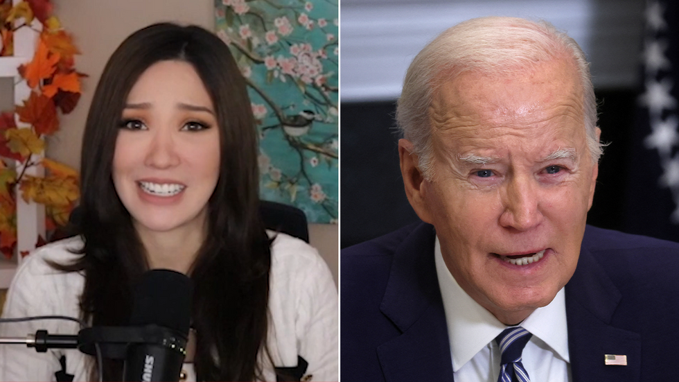 Lauren Chen and Joe Biden