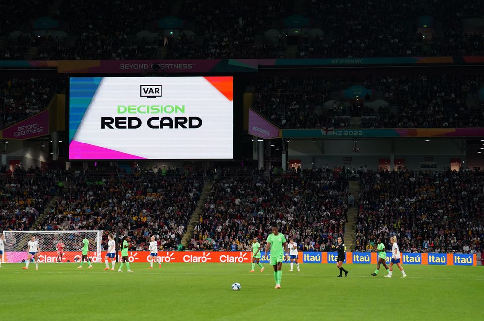 Lauren James red card England Nigeria
