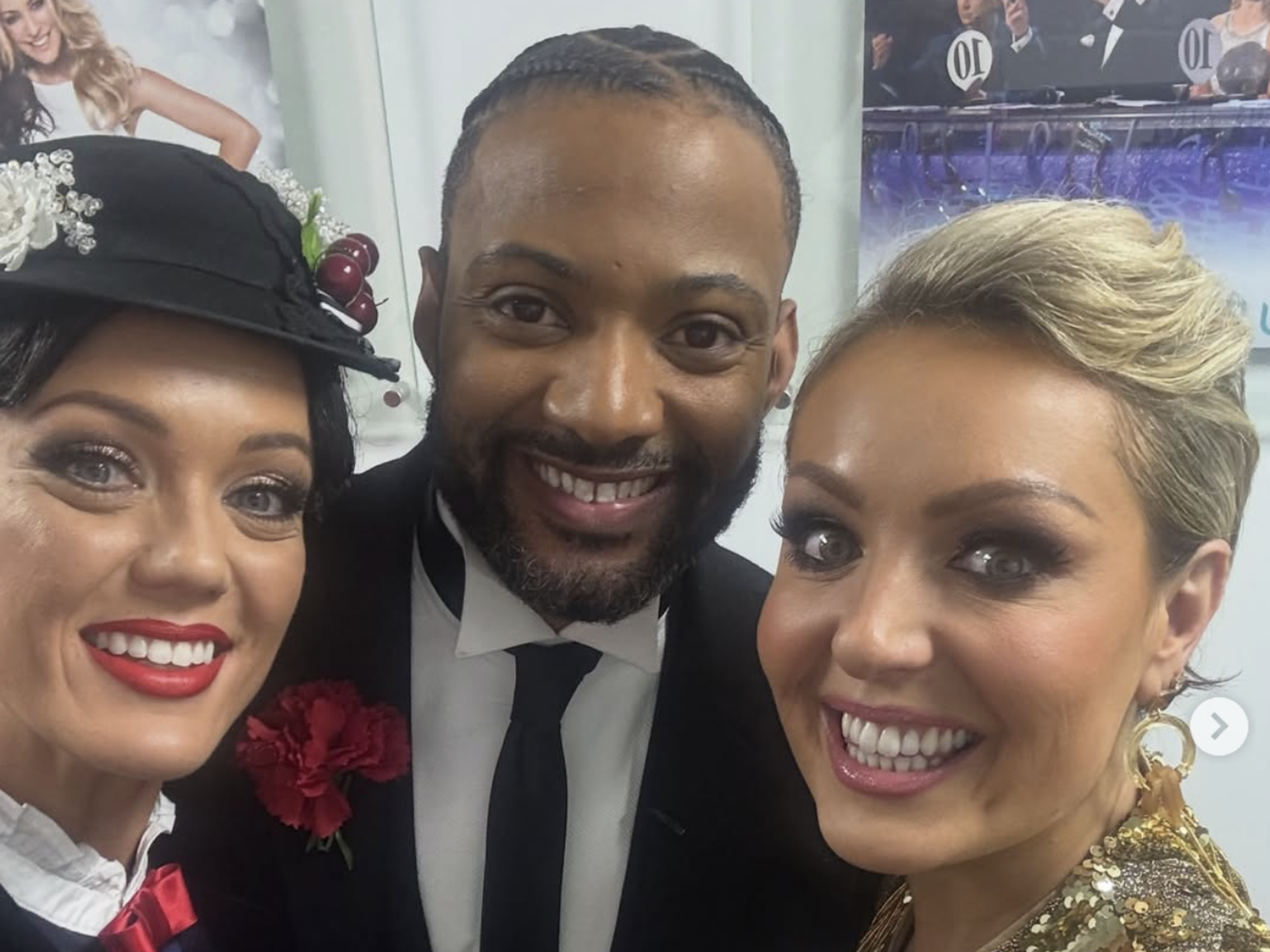 Lauren Oakley, JB Gill and Amy Dowden