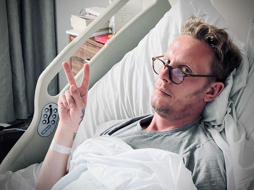 Laurence Fox operation pain