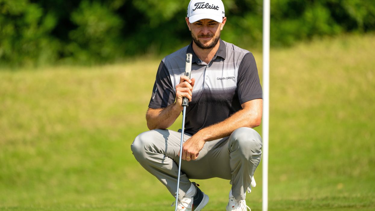 Laurie Carter missed his putt to make it into LIV Golf