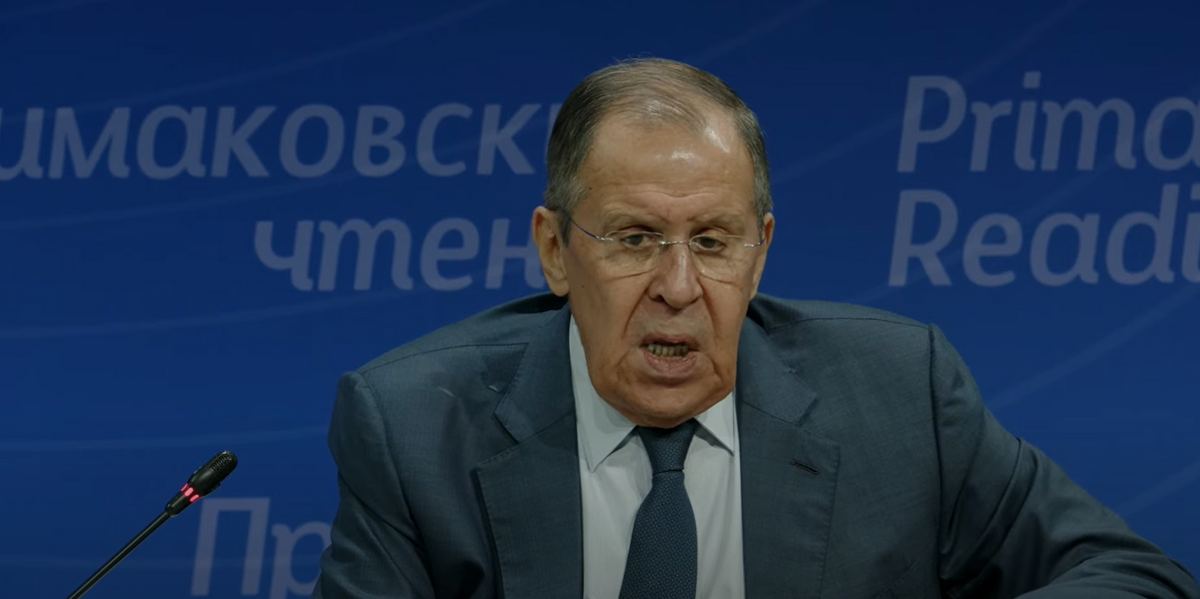 NextImg:'Americans flew off the handle' Russia foreign minister Lavrov rages at US over 'plan to put arms in space'
