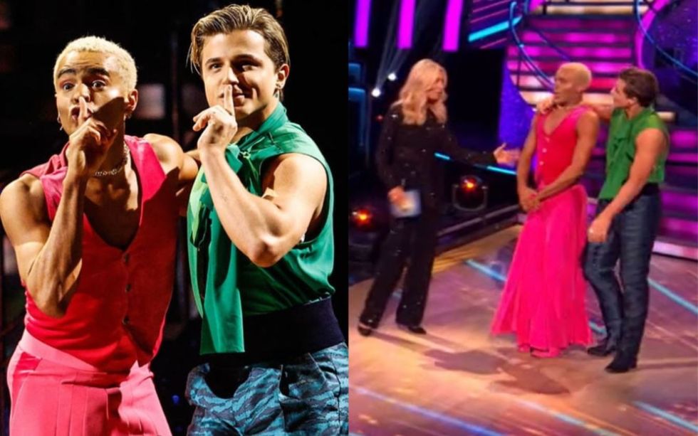Layton Williams and Nikita Kuzmin