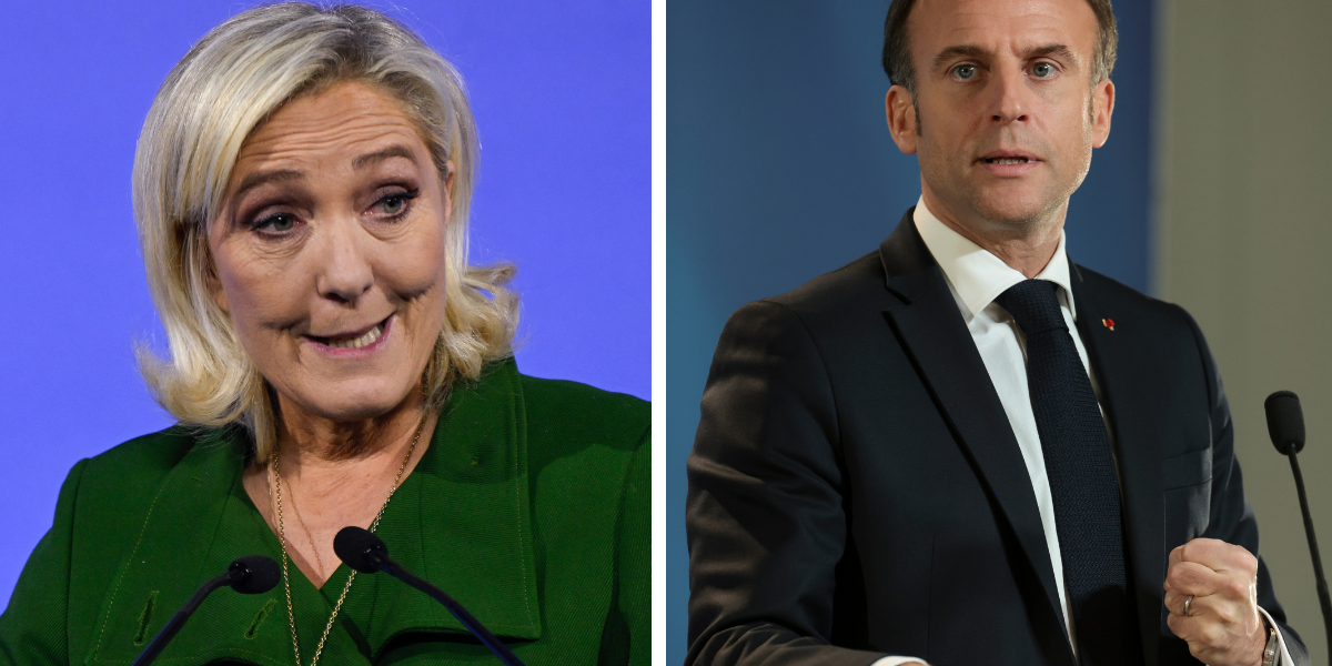 NextImg:Macron snaps back at Le Pen as France toughens migration laws - 'a shoddy move!'