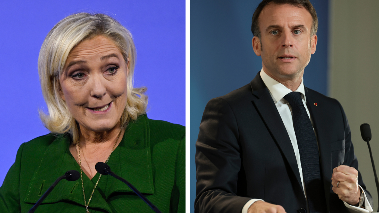 Le Pen and Macron