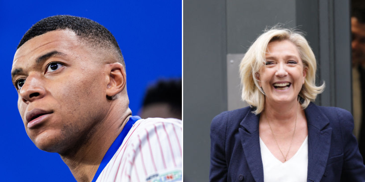 NextImg:Le Pen hits back at Kylian Mbappé after he warned of 'catastrophic' French election result