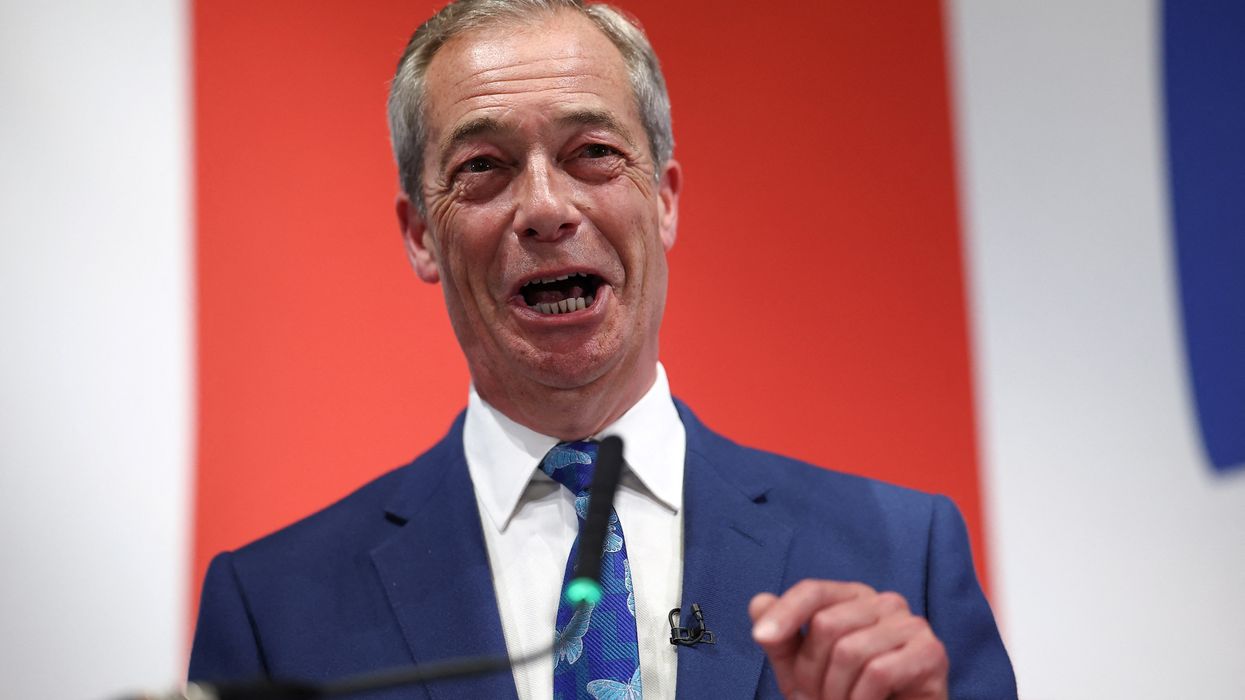 Leader of Reform UK Nigel Farage