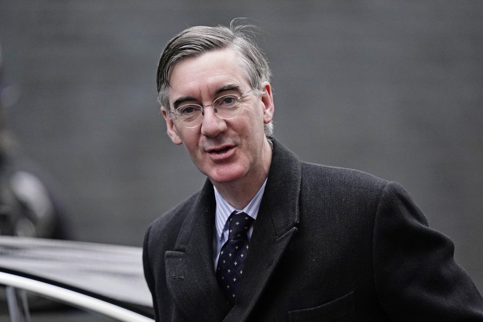 Leader of the House of Commons Jacob Rees-Mogg arrives in Downing Street, London, ahead of the government's weekly Cabinet meeting. Picture date: Tuesday December 7, 2021.