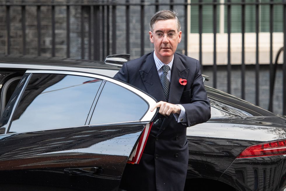Leader of the House of Commons Jacob Rees Mogg in Downing Street, London, ahead of a Cabinet meeting at the Foreign Office.