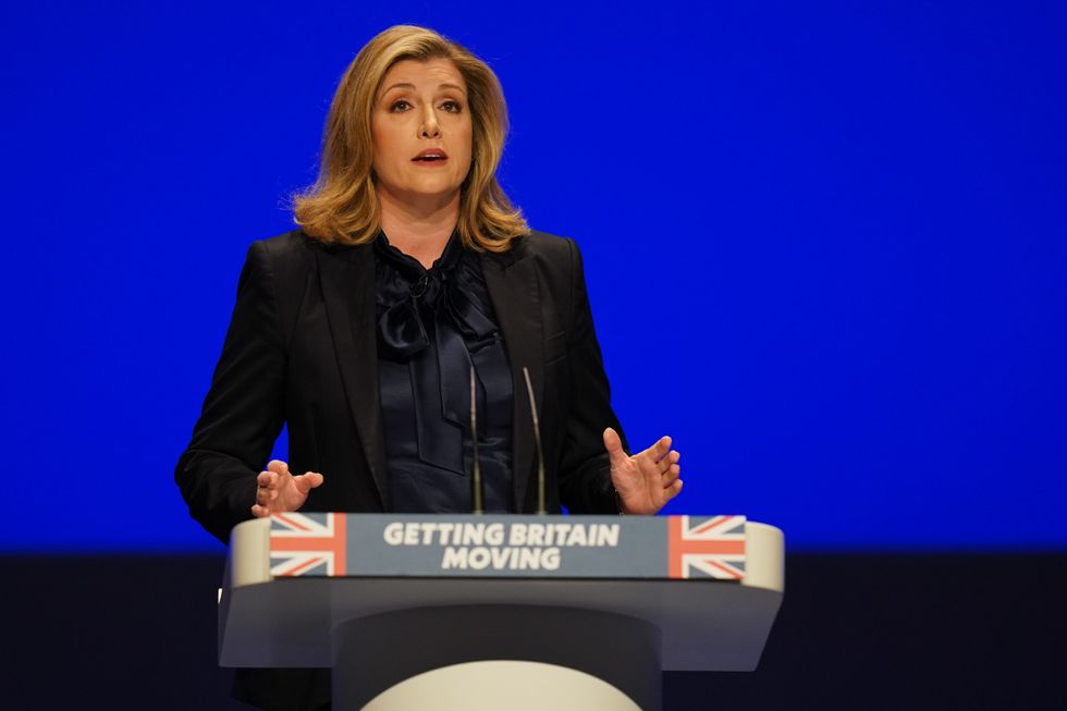 Leader of the House of Commons Penny Mordaunt during the Conservative Party annual conference at the International Convention Centre in Birmingham. Picture date: Sunday October 2, 2022.