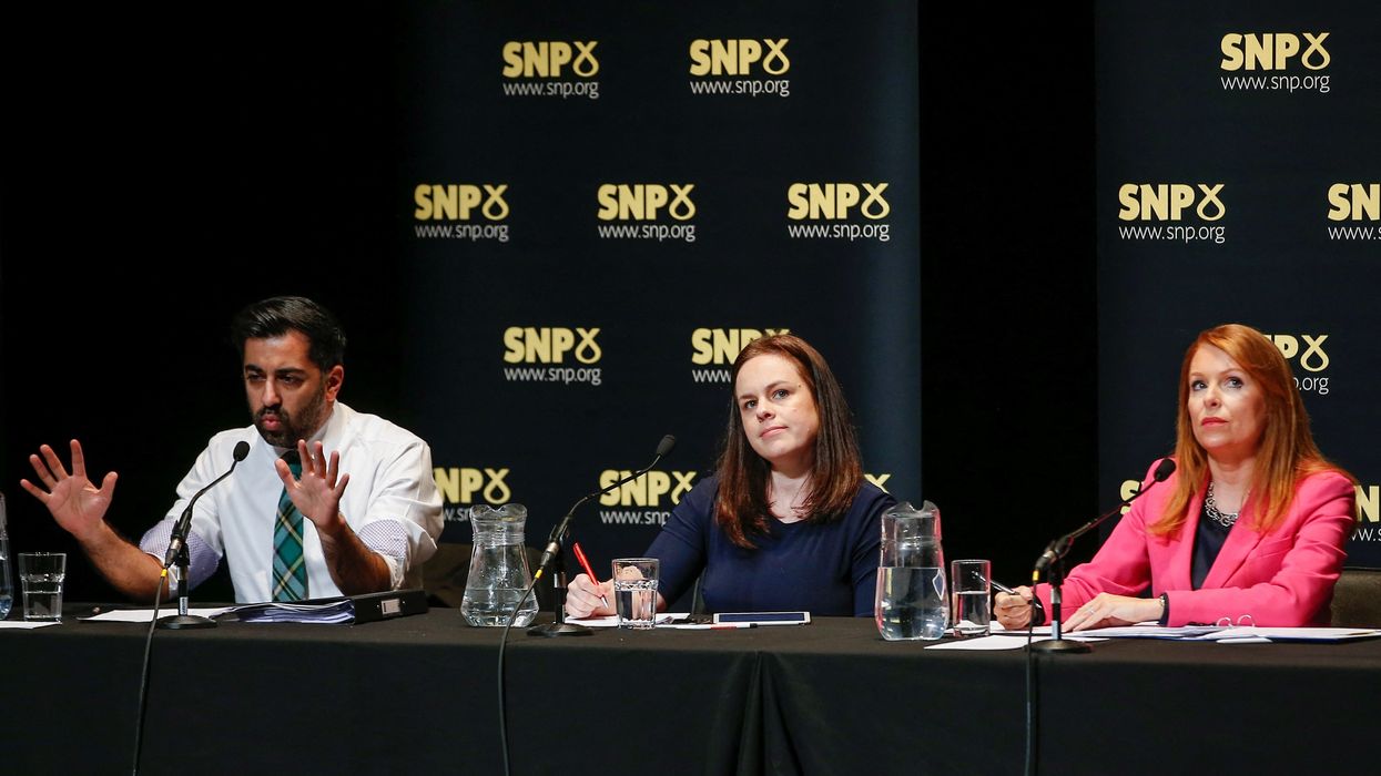 Leadership candidates Kate Forbes, Ash Regan and Humza Yousaf