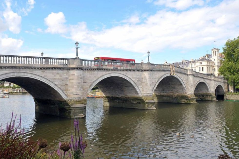 Leafy Richmond Bridge is a middle class area in west London