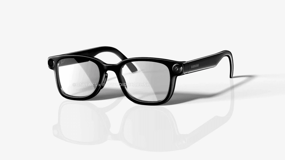 Leaked image of Samsung smart glasses