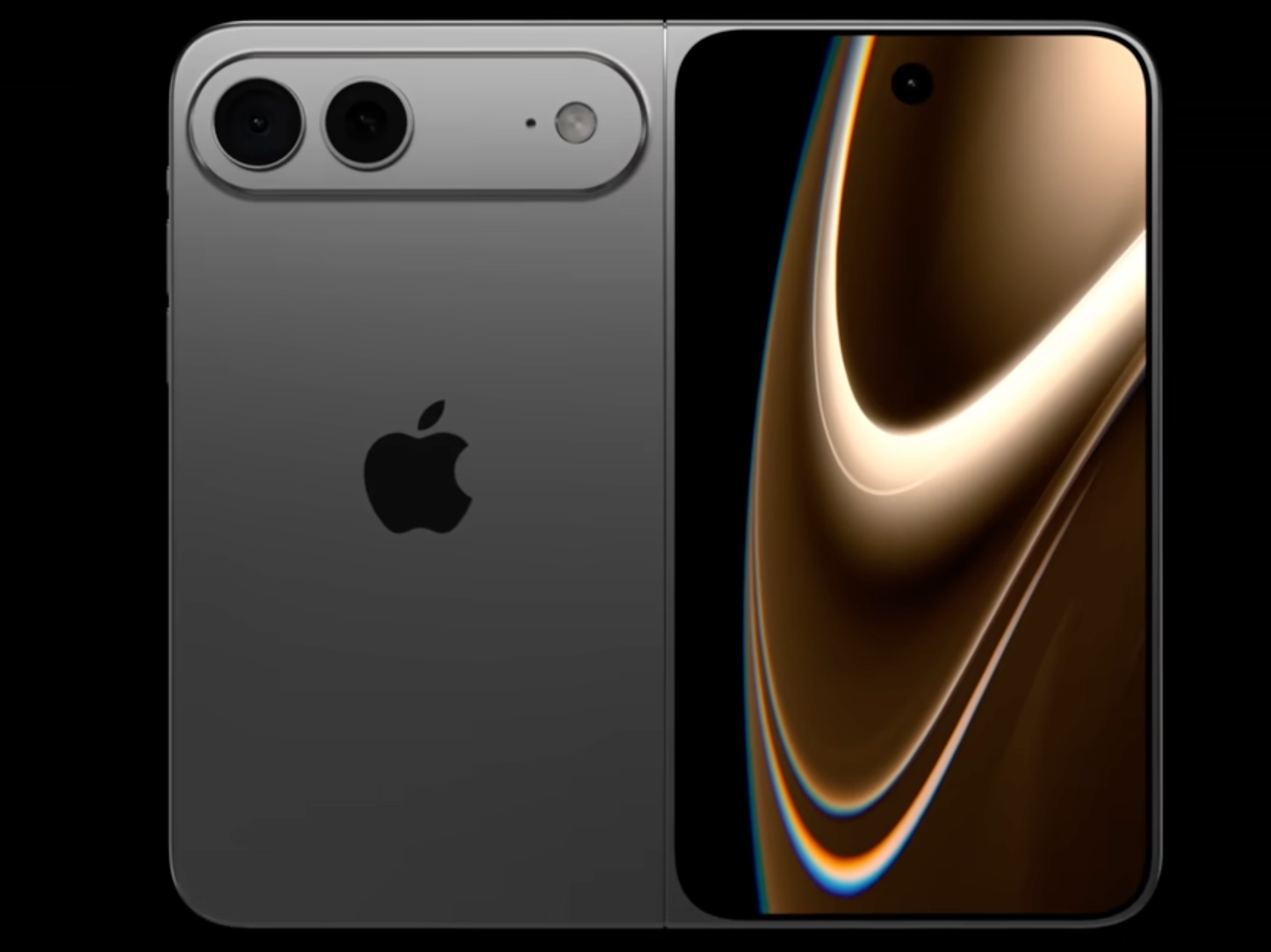 Leaked photos of the foldable iPhone