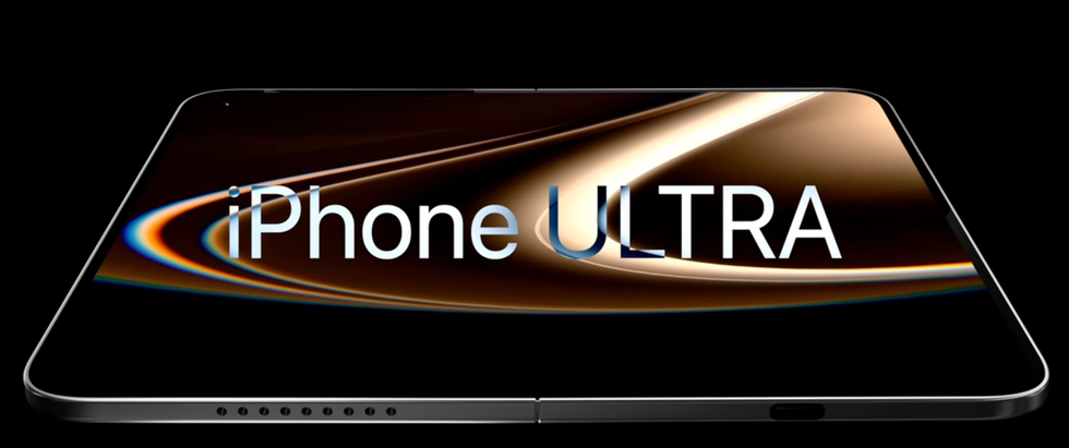 Leaked photos of the new foldable iPhone