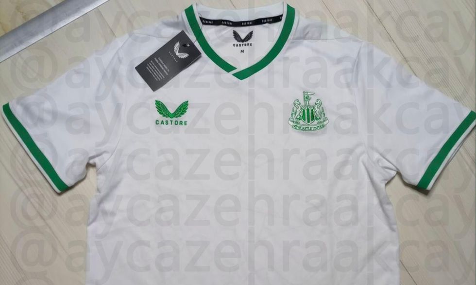 Leaked pictures of Newcastle's new away kit
