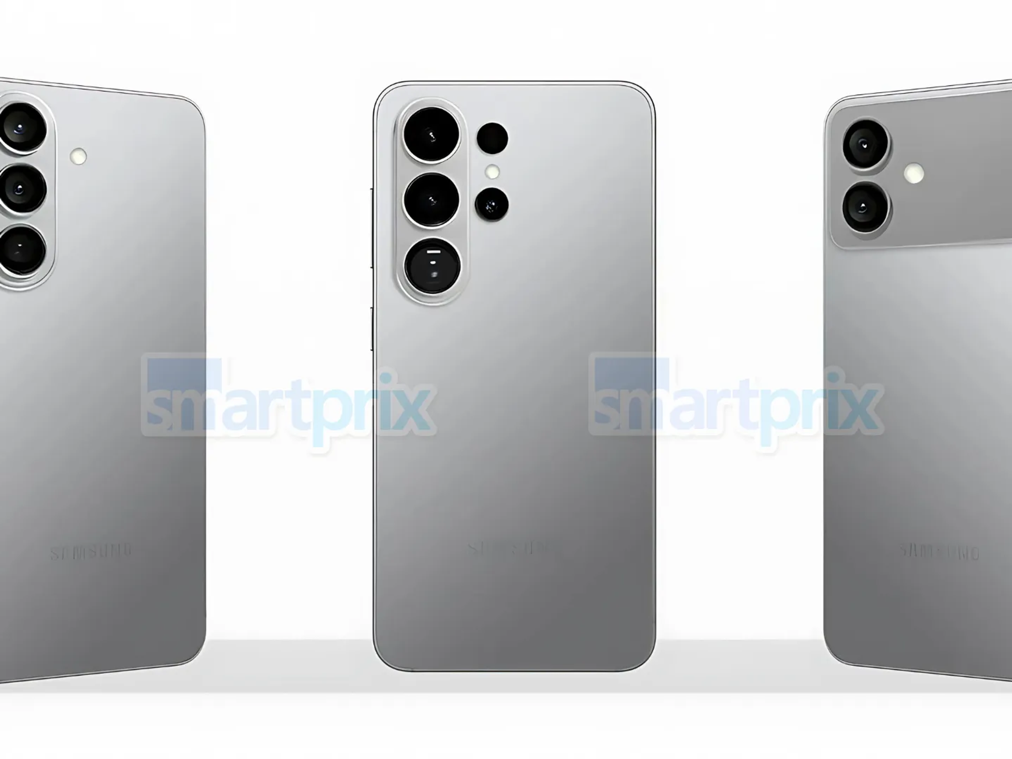 Leaked renders of the Samsung Galaxy S26 lineup, including the Galaxy S26 Pro, Galaxy S26 Ultra, and Galaxy S26 Edge