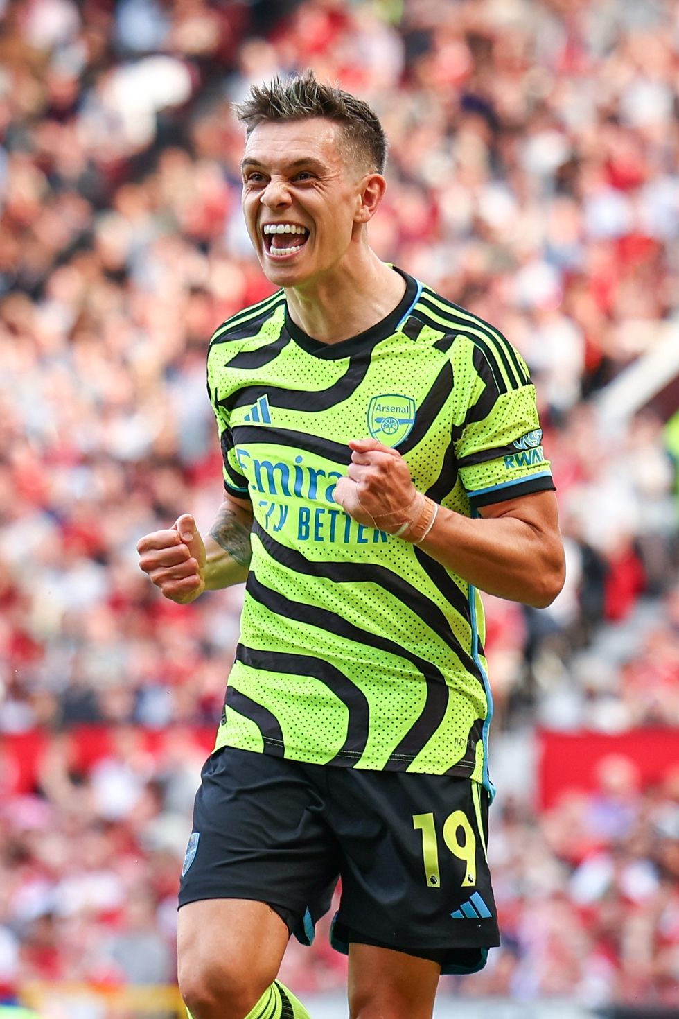 Leandro Trossard Arsenal Man Utd