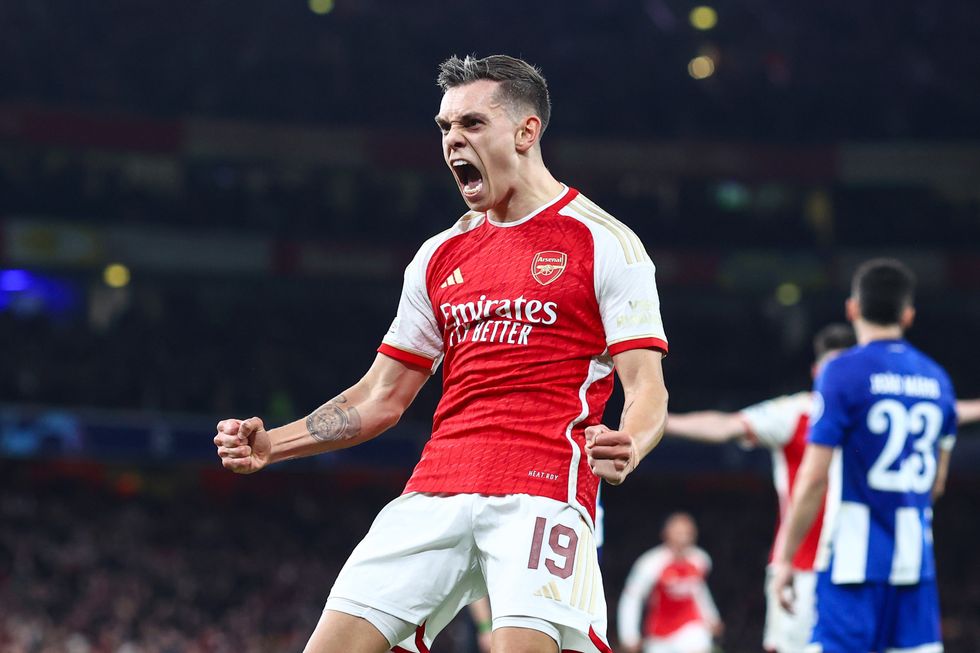 Leandro Trossard had brought Arsenal level in the tie
