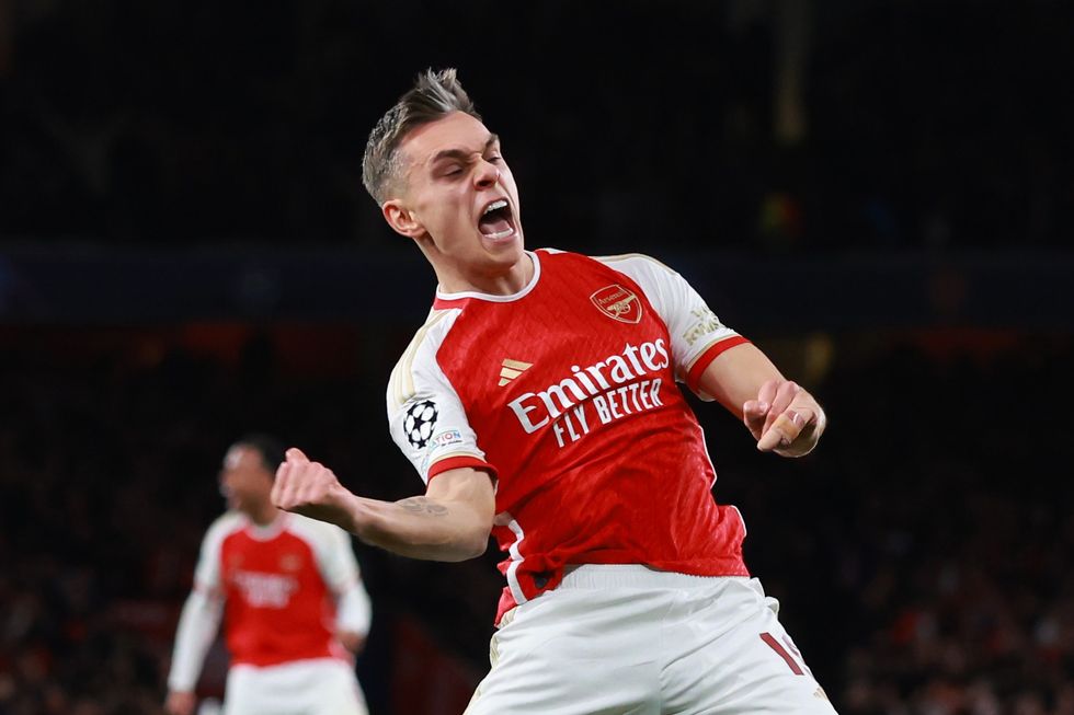 Leandro Trossard scored a late equaliser for Arsenal