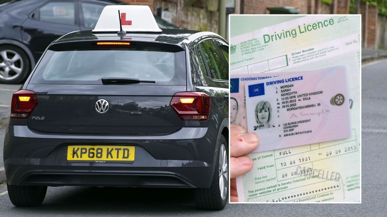 Learner driver and a driving licence