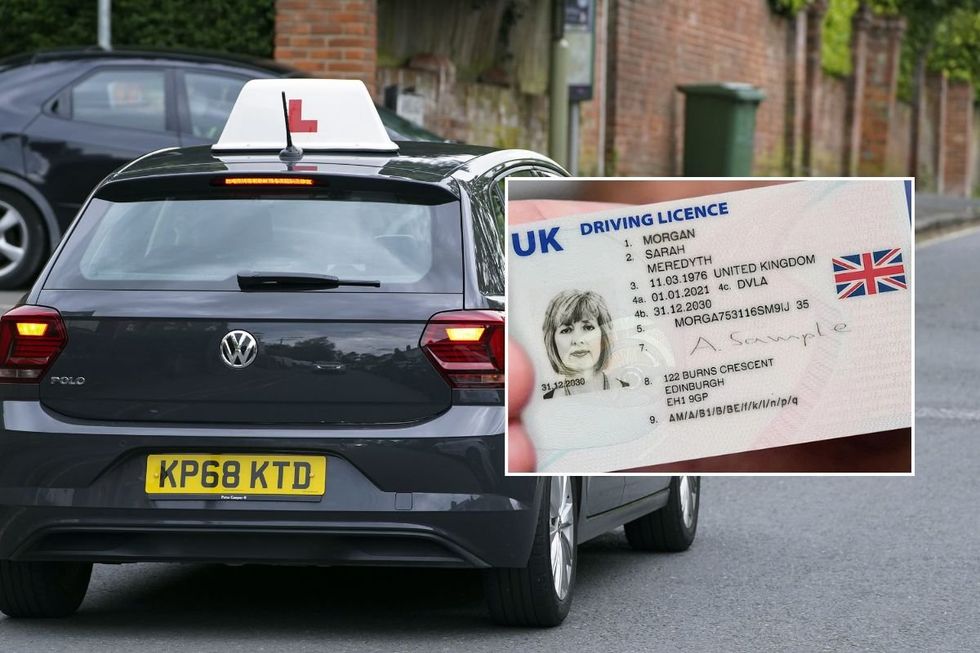 Learner driver and a UK driving licence