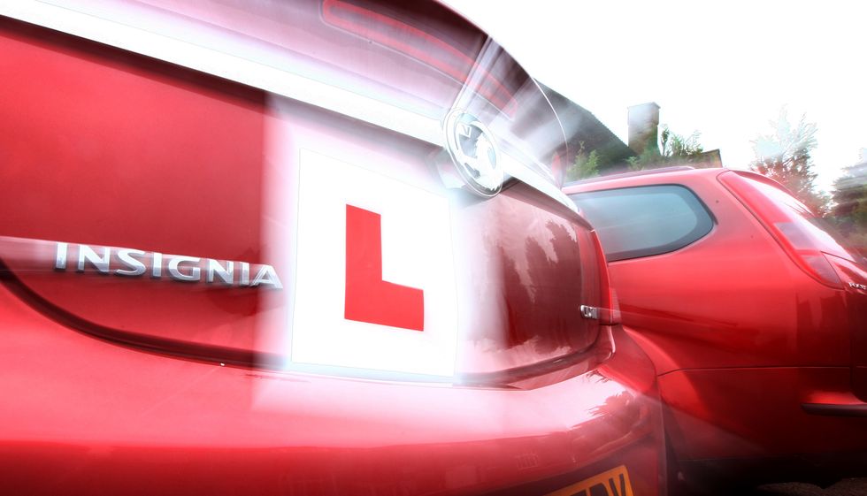 Learner driver L plate stock.