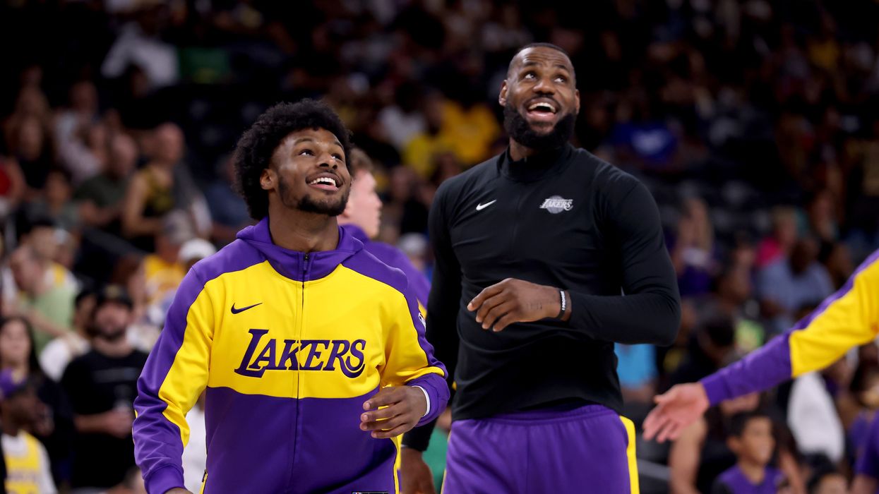 LeBron and Bronny James made NBA history