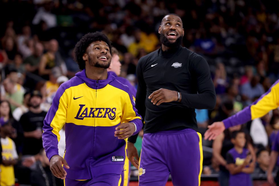 LeBron and Bronny James made NBA history