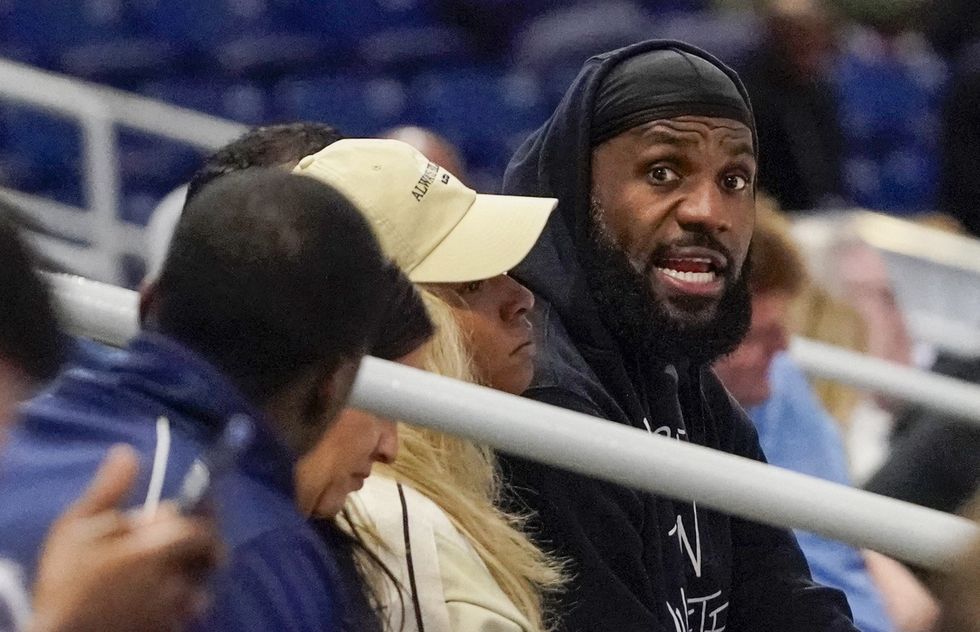 LeBron James is hopeful of playing in the NBA with his son