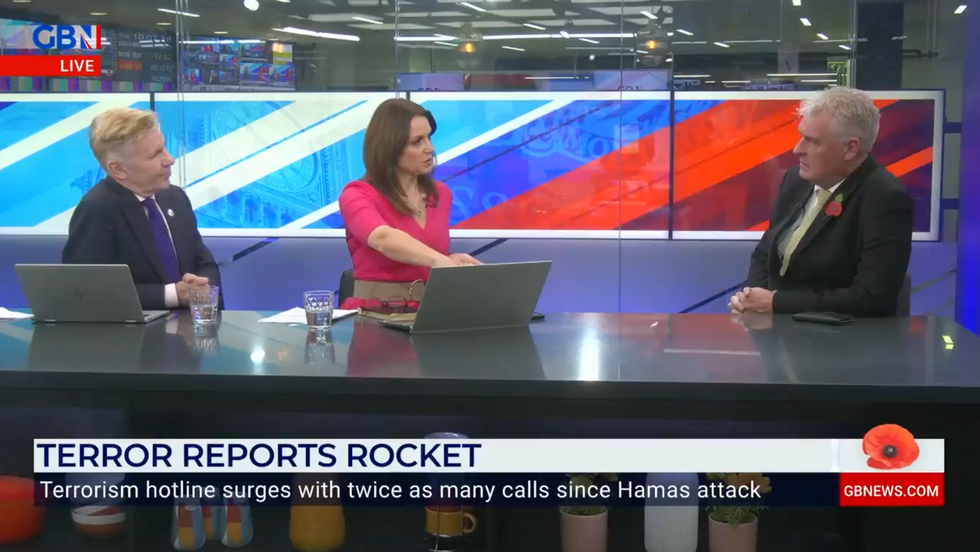 Lee Anderson appears on Britain's Newsroom