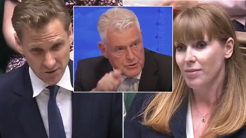 Lee Anderson, Chris Philp and Angela Rayner