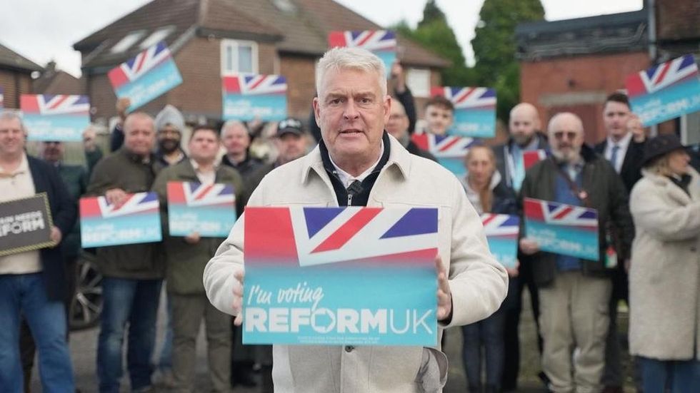 Lee Anderson has been campaigning in Greater Manchester in recent days