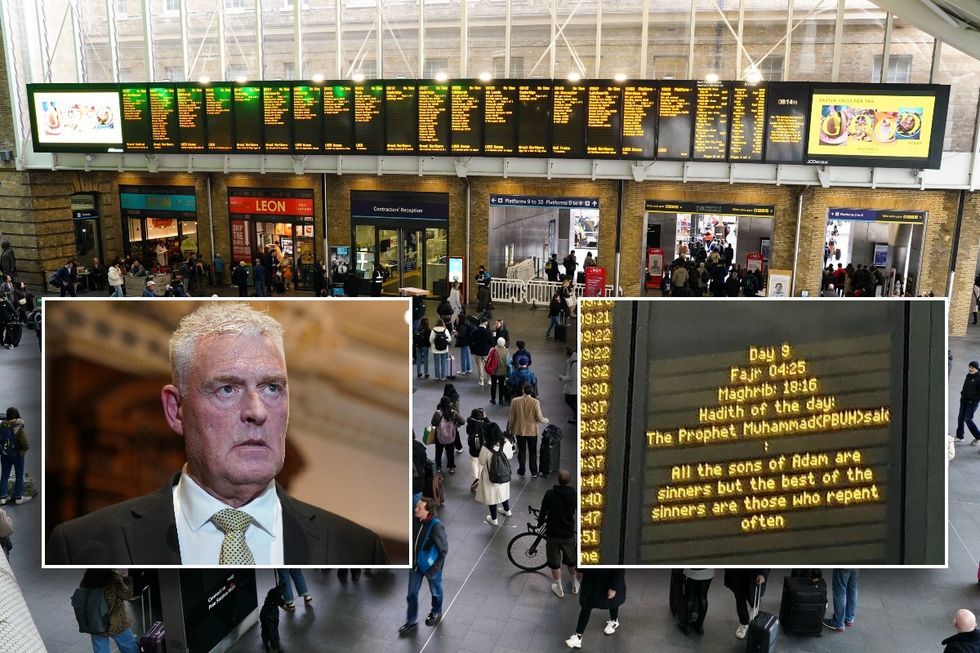 Lee Anderson, King's Cross Station and Ramadan message