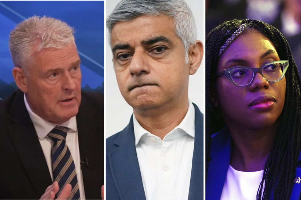 Lee Anderson, Sadiq Khan, Kemi Badenoch