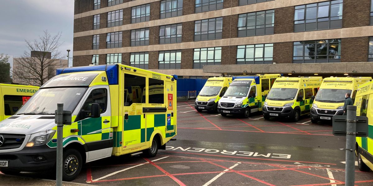 NextImg:Three people injured after getting trapped under car that crashed into Devon hospital