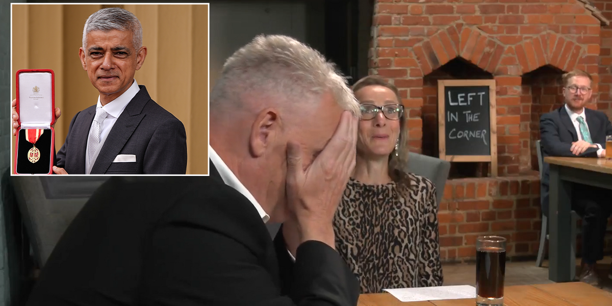 NextImg:Lee Anderson holds head in hands as GB News guest’s Sadiq Khan claim sparks outrage: ‘Oh dear!’