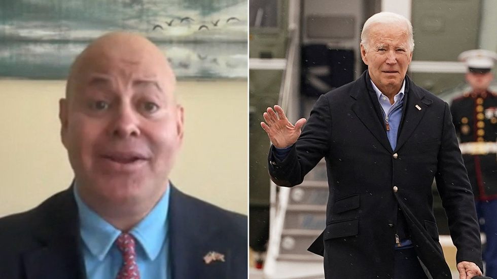 Lee Cohen and Joe Biden