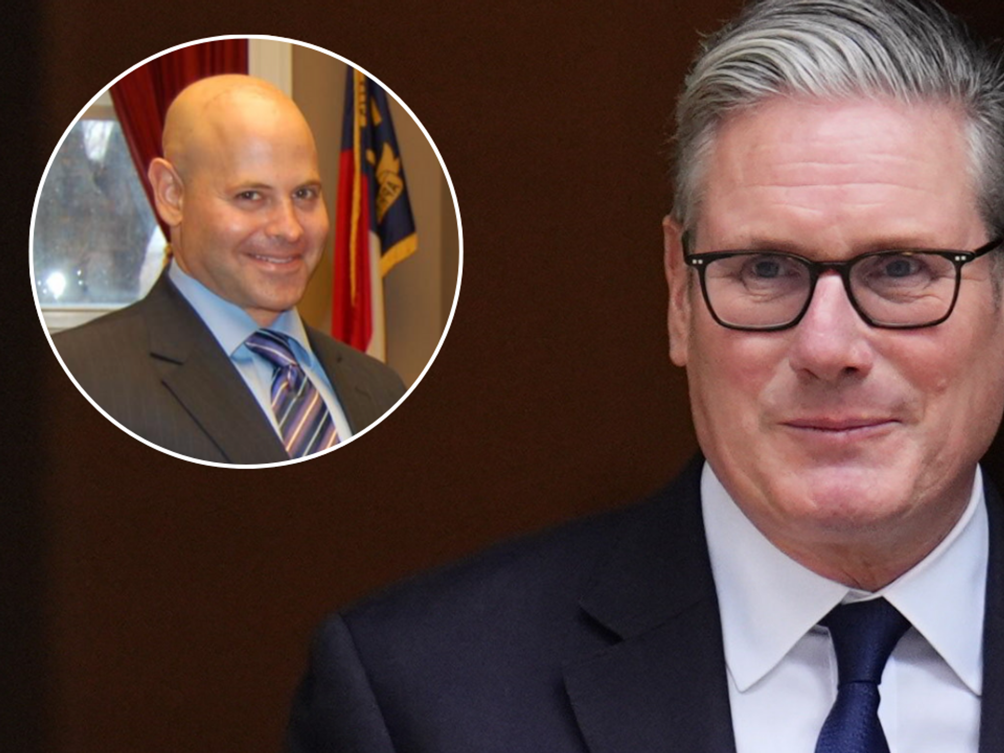 Lee Cohen and Keir Starmer