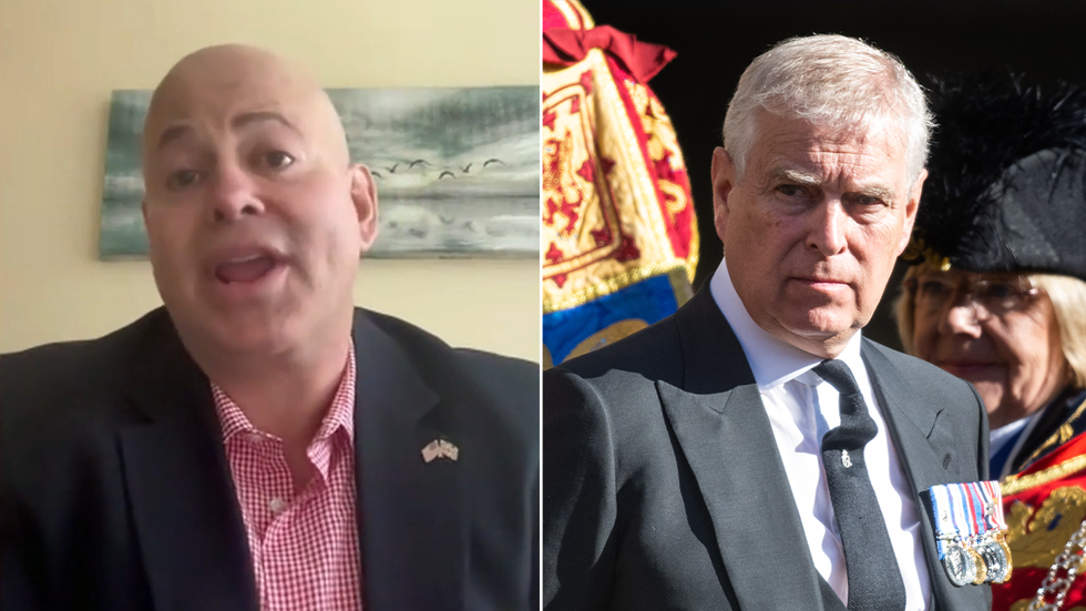 Lee Cohen and Prince Andrew