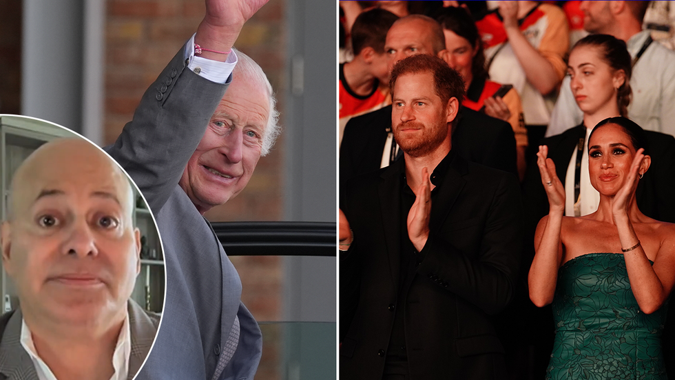 Lee Cohen, King Charles, Prince Harry and Meghan Markle