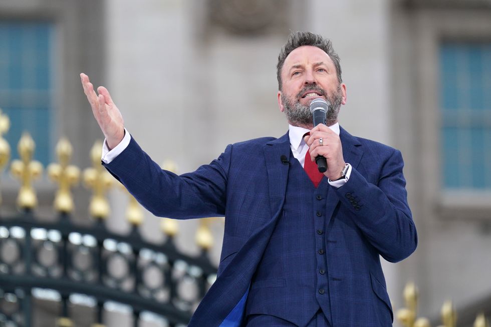 Lee Mack during the Platinum Party at the Palace staged in front of Buckingham Palace, London