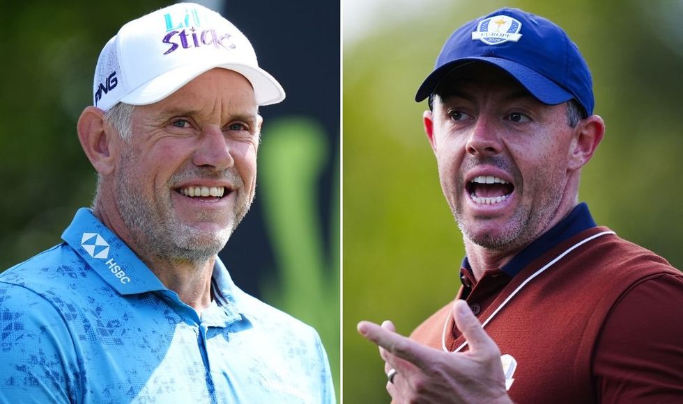 Lee Westwood has hit back at Rory McIlroy over LIV Golf's rule change