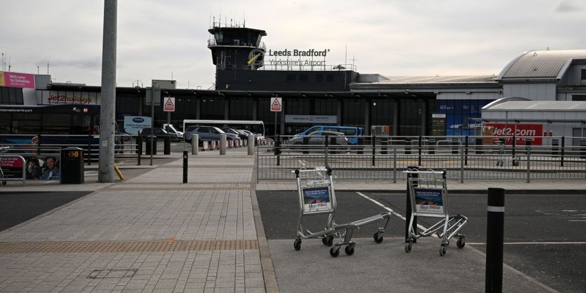 NextImg:Man arrested after climbing over fence near Leeds Bradford Airport as police rush to the scene