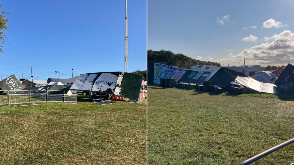 Leeds Festival fences