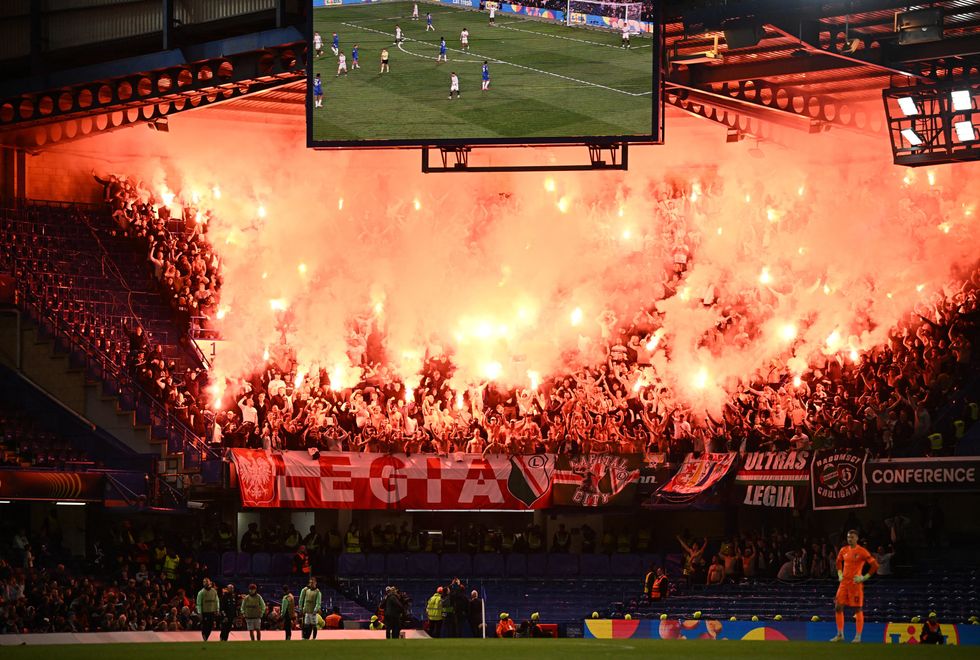 Legia Warsaw fans
