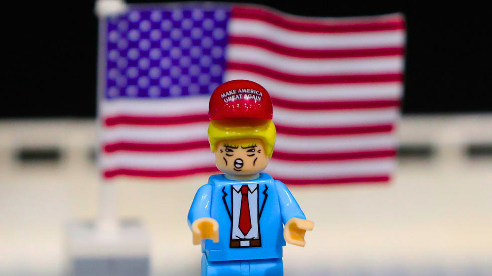 Lego Donald Trump figure