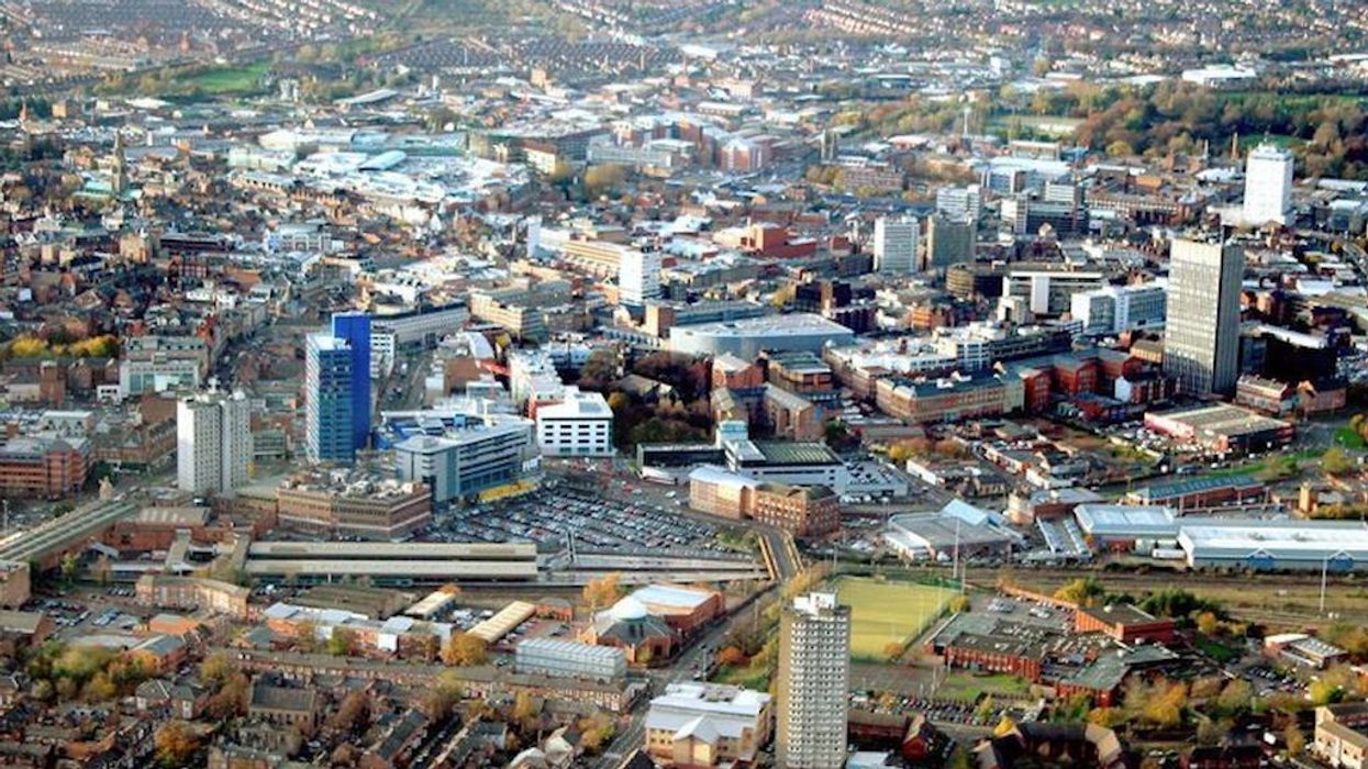 Leicester from above